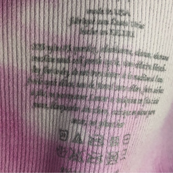 Free People Movement Pink Tie Dye Seamless On The Radar Sports Bra XS - Picture 13 of 13